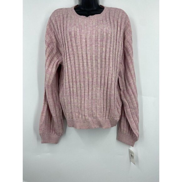 Blank NYC Women's Heather Ribbed Crewneck‎ Sweater In Lilac Mist Size XS NWT - Picture 4 of 10